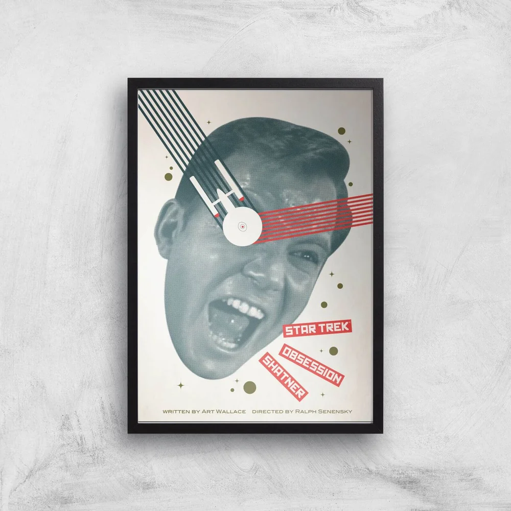 Obsession Shatner Giclee - A3 - Black Frame Image 1