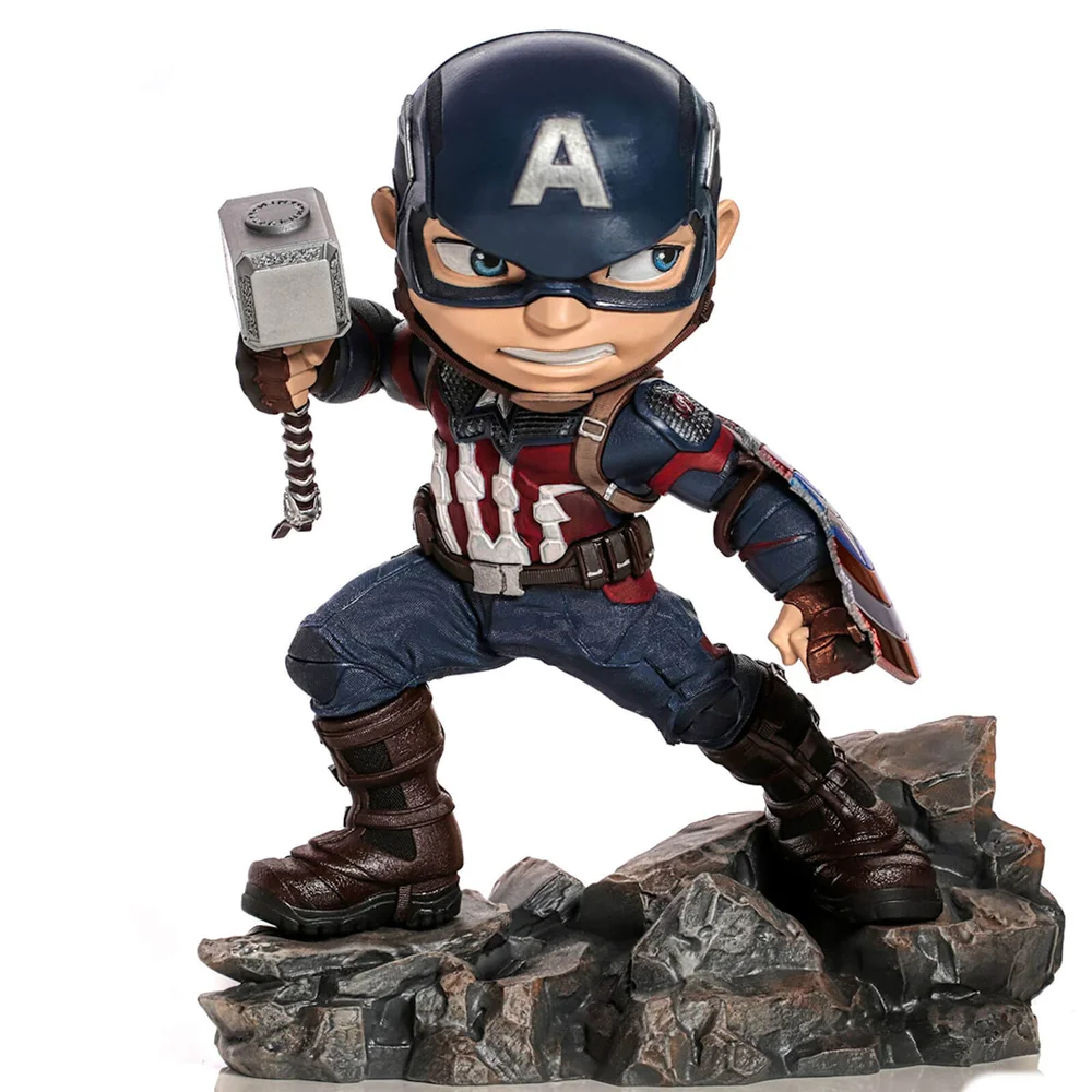 Iron Studios Marvel Avengers Endgame Mini Co. PVC Figure Captain America 15 cm Image 1