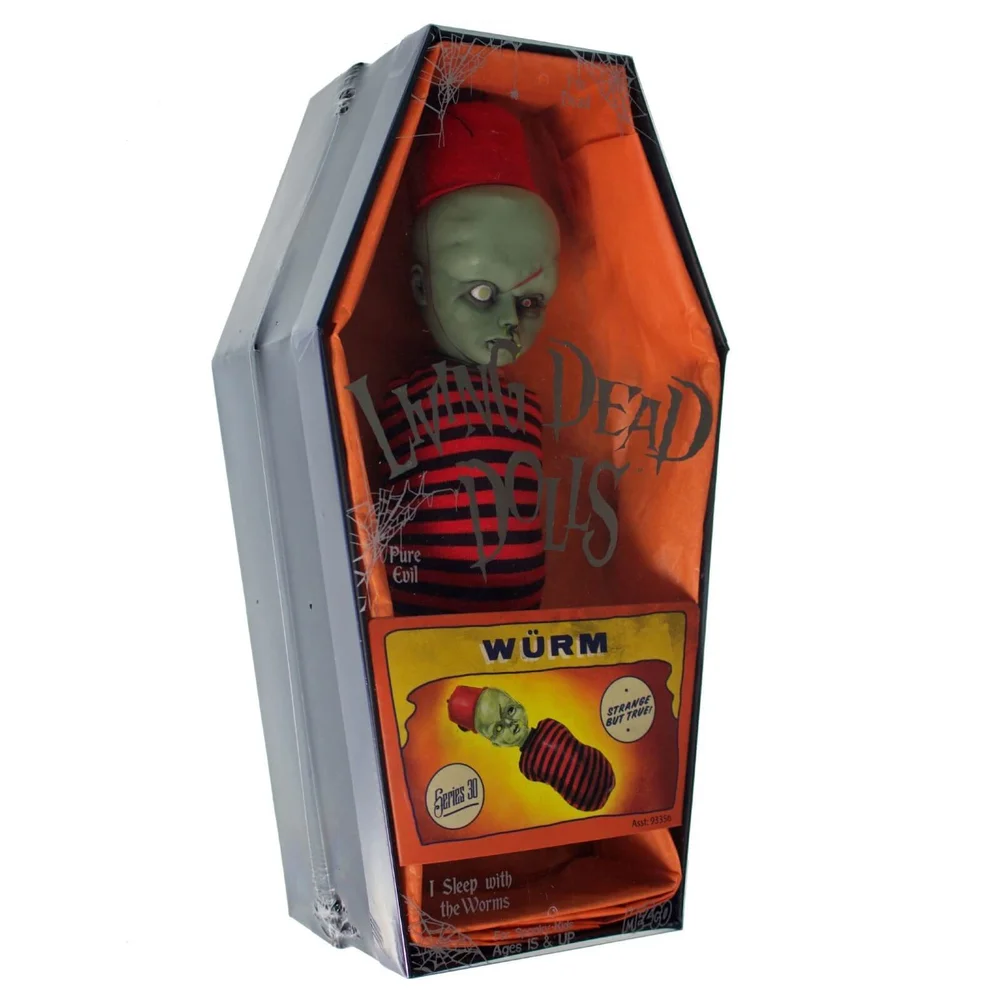 Mezco Living Dead Dolls Series 30 Variant - Wurm 10 Inch Doll Image 1