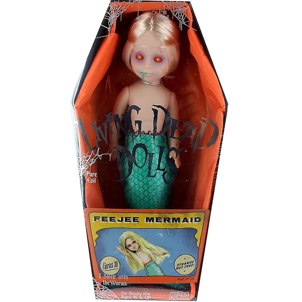 Mezco Living Dead Dolls Series 30 Variant - Feejee Mermaid 10 Inch Doll Image 1