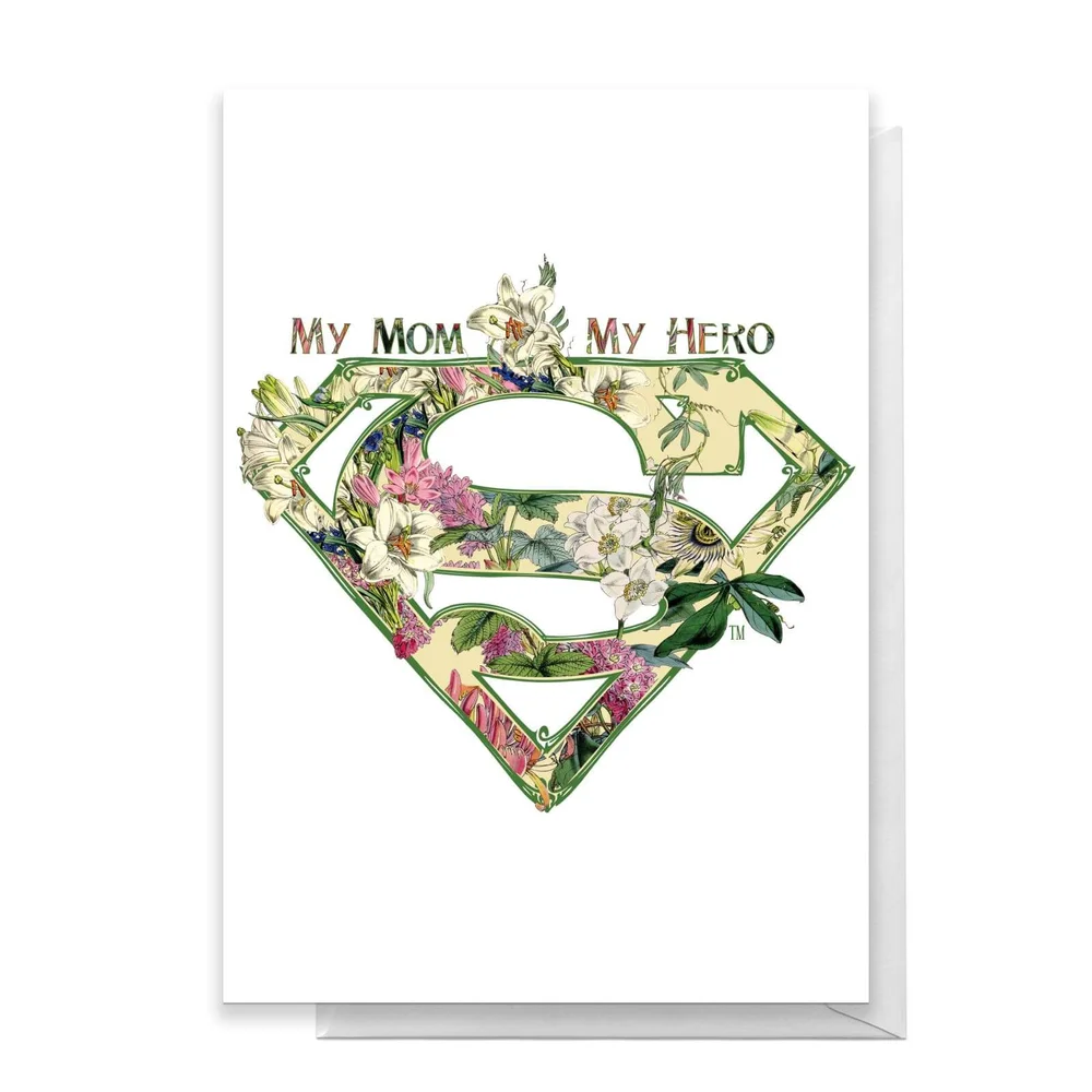 Superman Mother's Day Greetings Card - Standard Card Image 1