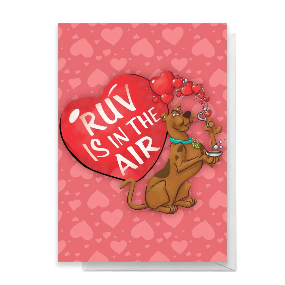Scooby Doo Valentines Ruv Greetings Card - Standard Card Image 1