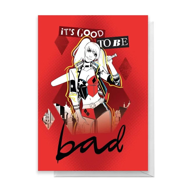 Harley Quinn Greetings Card
