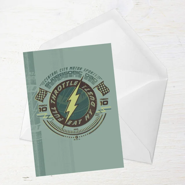 The Flash Father's Day Greetings Card