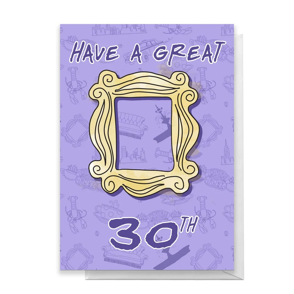 Friends Birthday 30th Greetings Card - Giant Card Image 1