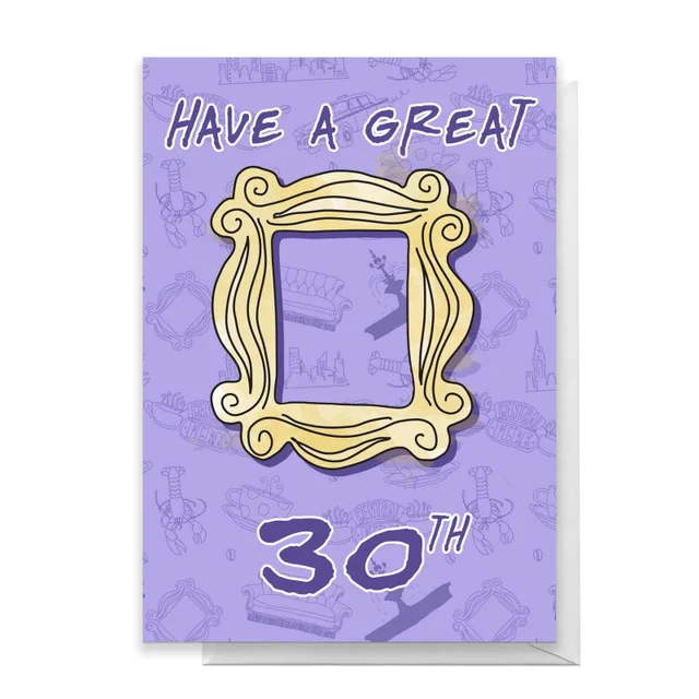 Friends Birthday 30th Greetings Card