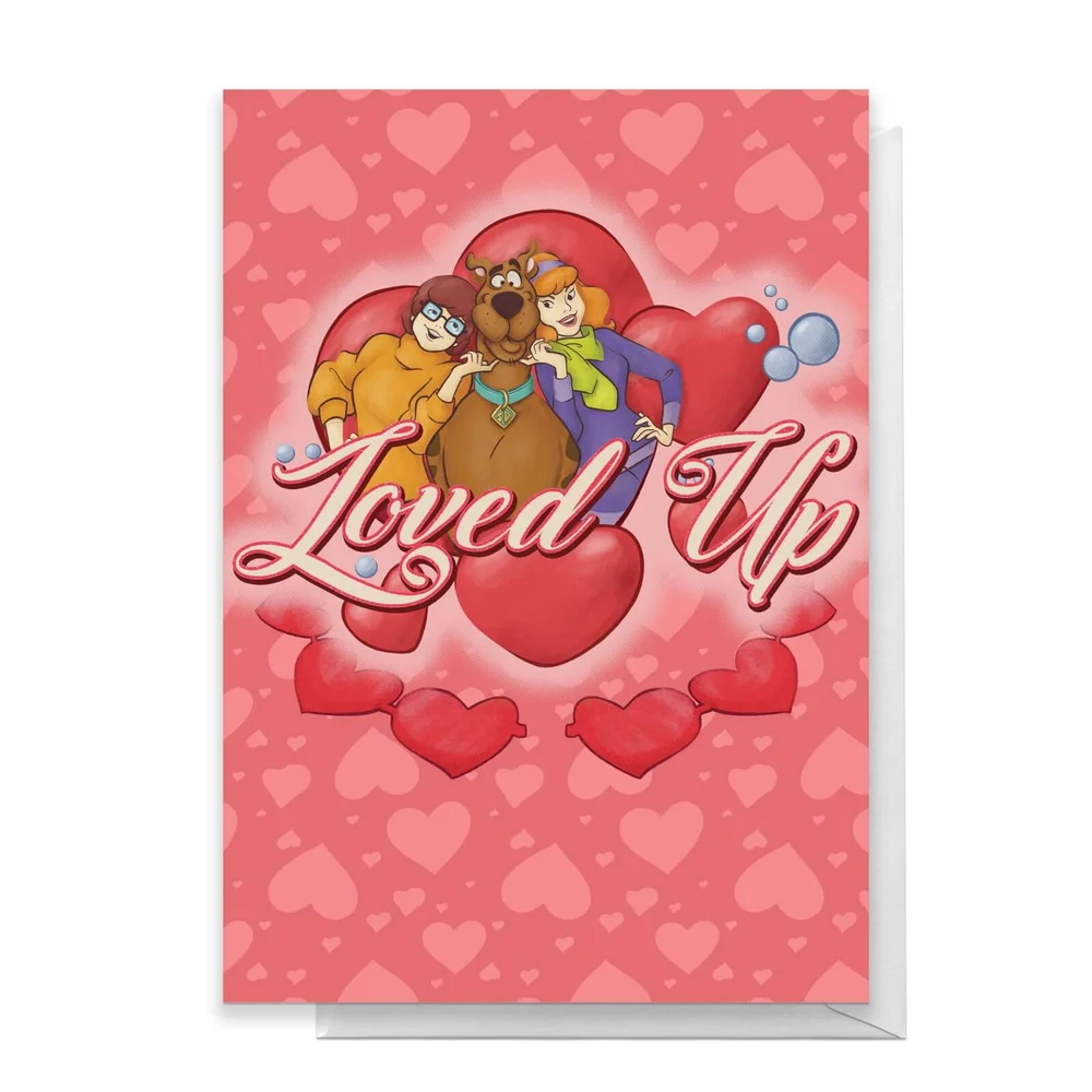 Scooby Doo Valentines Loved Up Greetings Card - Standard Card Image 1