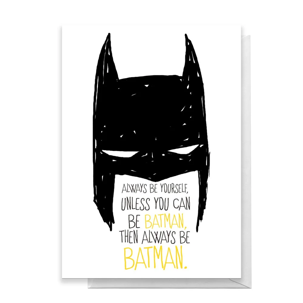 Batman Always Greetings Card - Standard Card Image 1