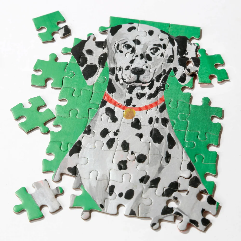 Talking Tables Double Sided Pooch Jigsaw Puzzle - Dalmation Image 1