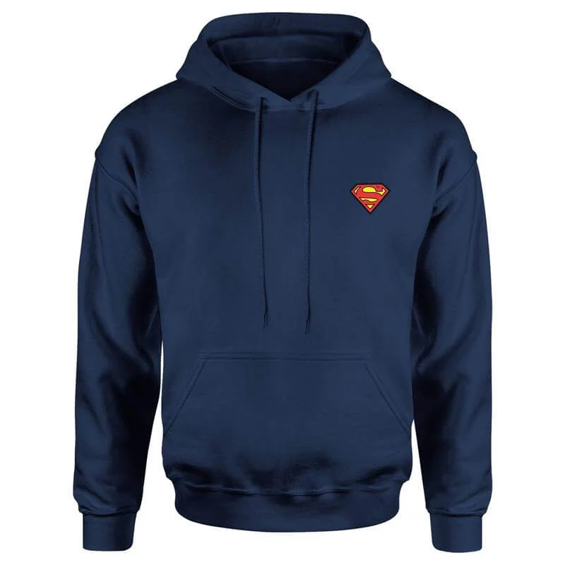 DC Superman Unisex Hoodie - Navy - S Image 1