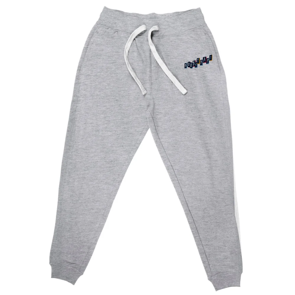 DC Birds of Prey Boobytrap Embroidered Unisex Joggers - Grey - S Image 1