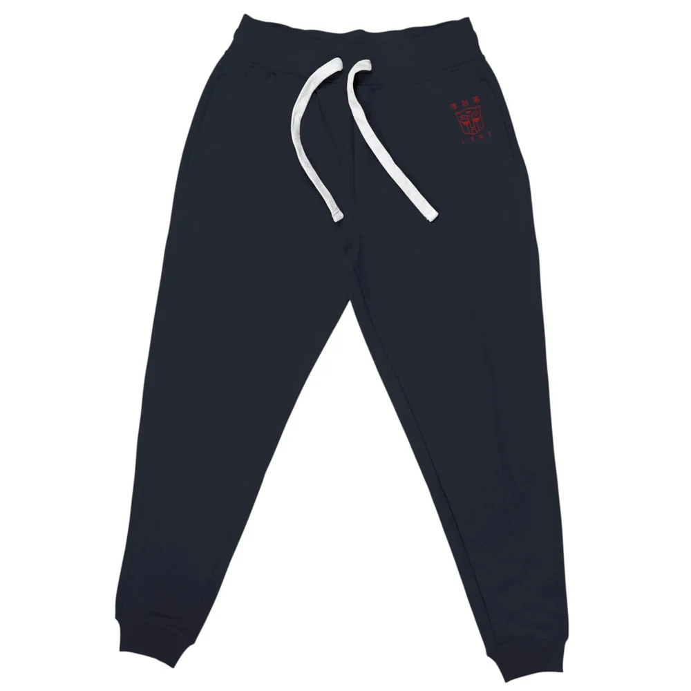 Transformers Autobot Embroidered Unisex Joggers - Navy - S Image 1