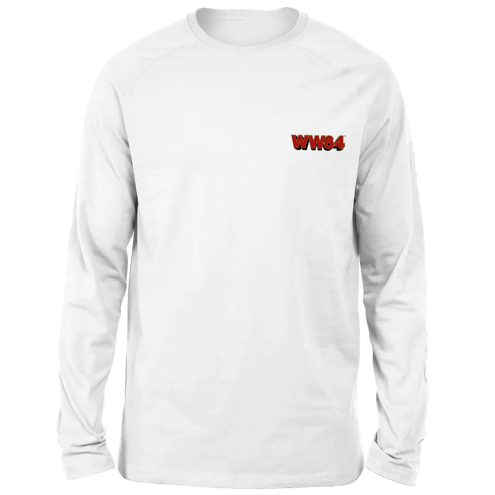 DC Wonder Woman WW84 Embroidered Unisex Long Sleeved T-Shirt - White - S Image 1
