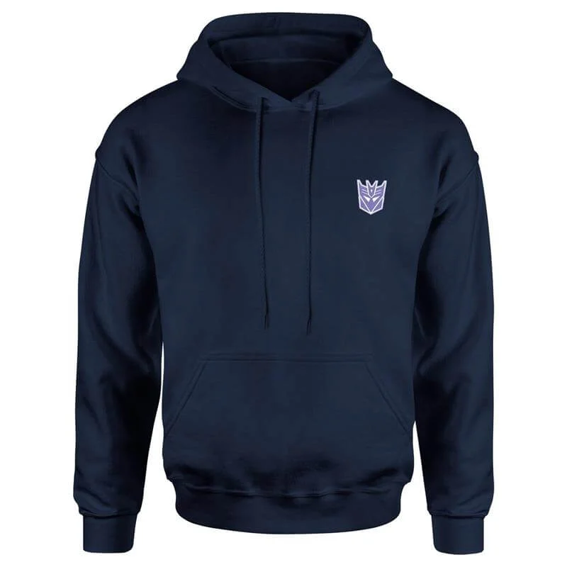 Transformers Decepticons Unisex Hoodie - Navy - S Image 1