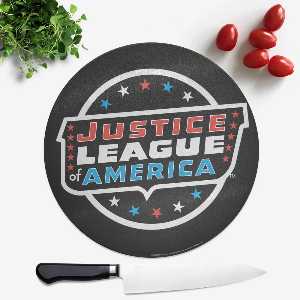 Justice League Round Chopping Board Image 1