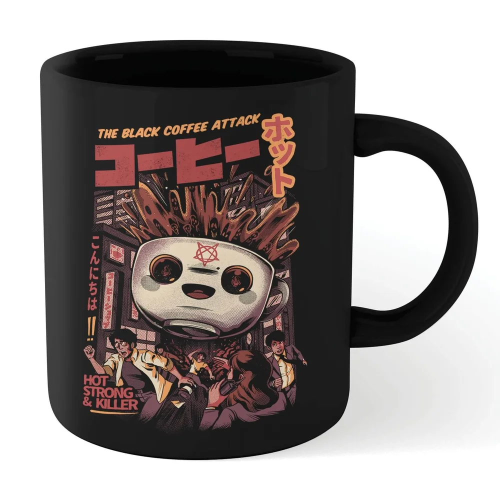 Ilustrata Black Coffee Kaiju Mug - Black Image 1