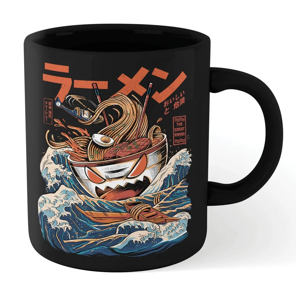 Ilustrata Great Ramen Mug - Black Image 1