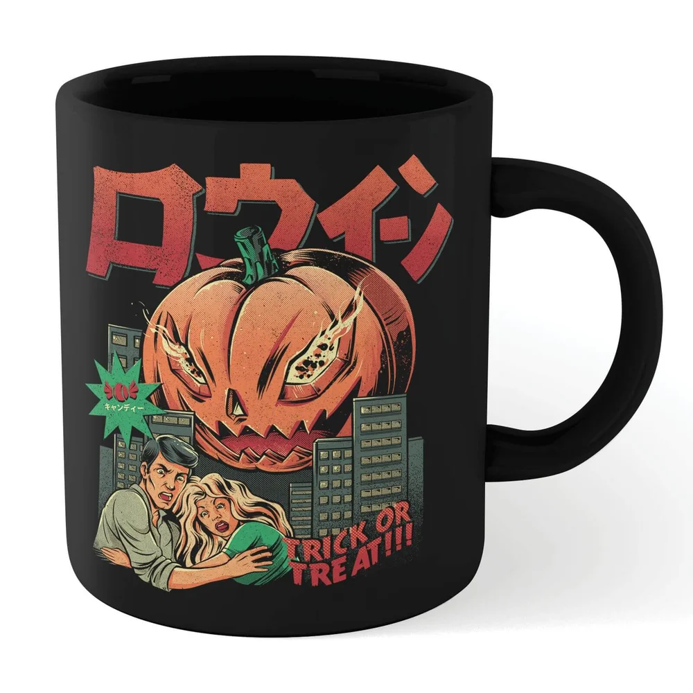 Ilustrata Pumpkiller Kaiju Mug - Black Image 1