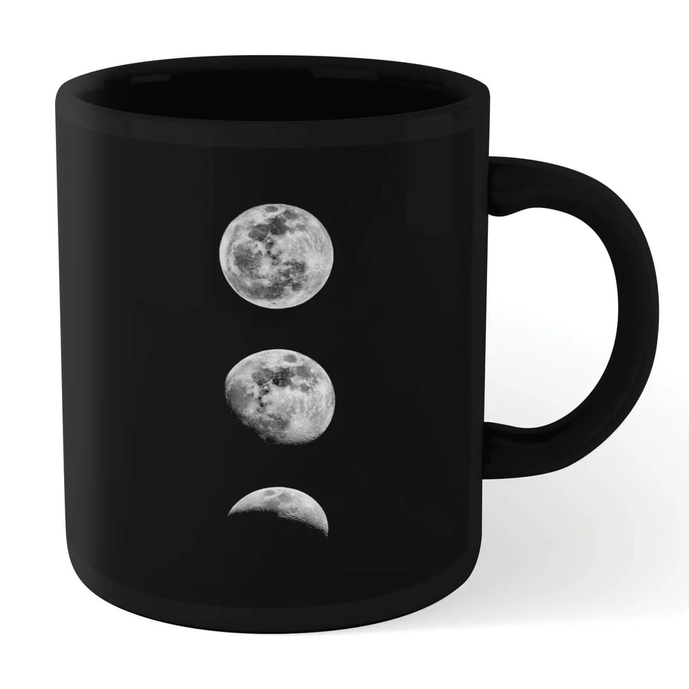 The Motivated Type 3 Moons Mug - Black Image 1