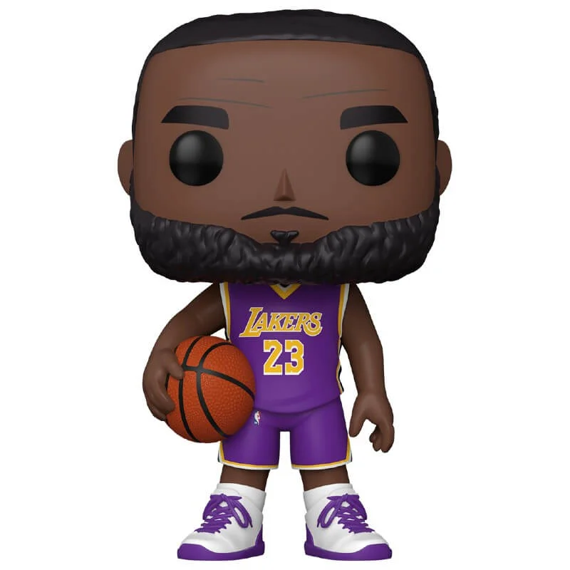 NBA LeBron James (Purple Jersey) 10-Inch Funko Pop! Vinyl Image 1