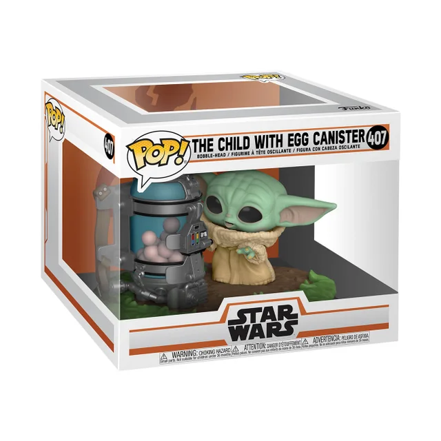 Star Wars The Mandalorian Deluxe Child & Canister Pop! Deluxe