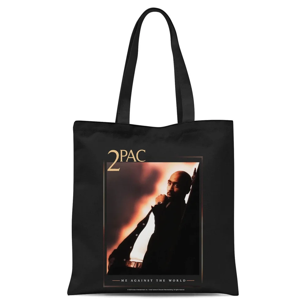 Tupac Me Against The World Tote Bag - Black Image 1