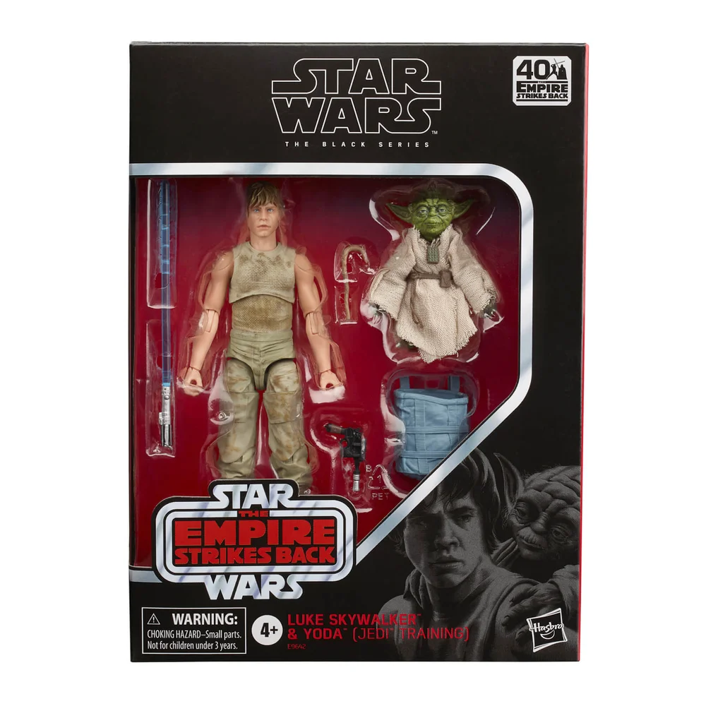 Hasbro Black Series Star Wars Luke and Yoda Deluxe 2-Pack Action Figure Image 1