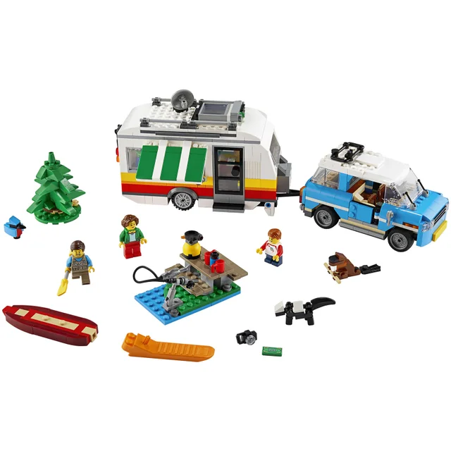 LEGO Creator: 3 in 1 Caravan Family Holiday Car Toy (31108)