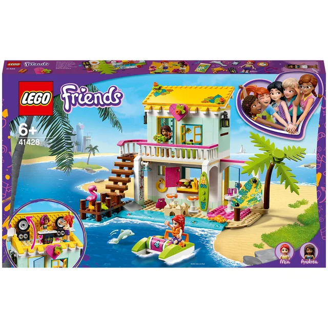 LEGO Friends: Beach House Mini Dollhouse Play Set (41428)