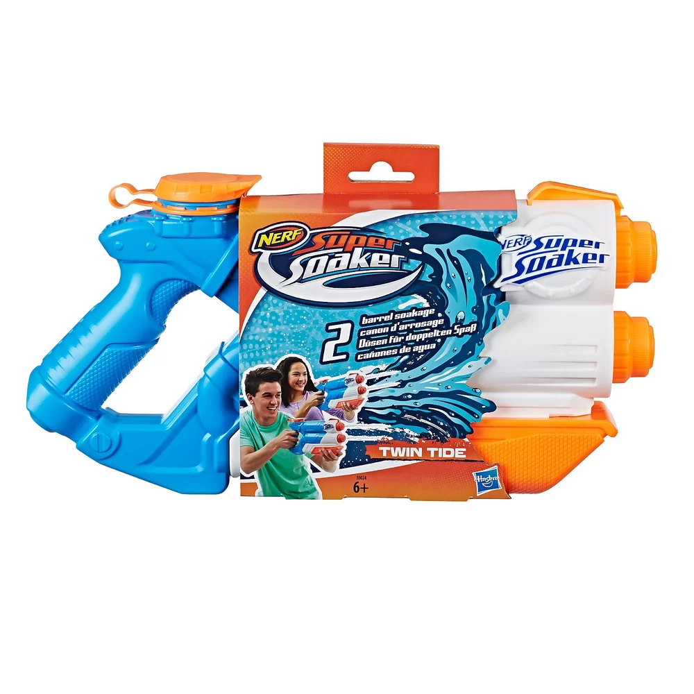 NERF Super Soaker Twin Tide Water Gun Image 1
