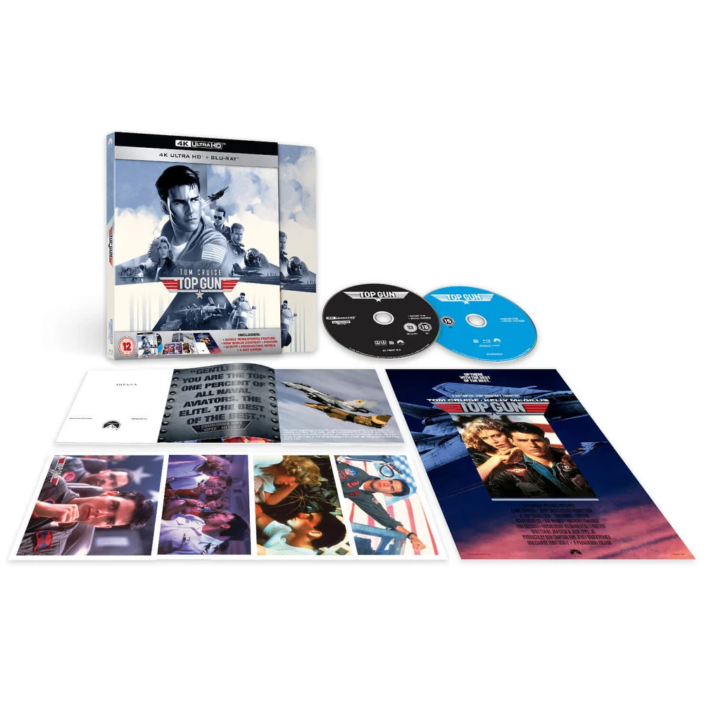Top Gun – Zavvi Exclusive 4K Ultra HD Deluxe Steelbook (Includes 2D Blu-ray) Image 1