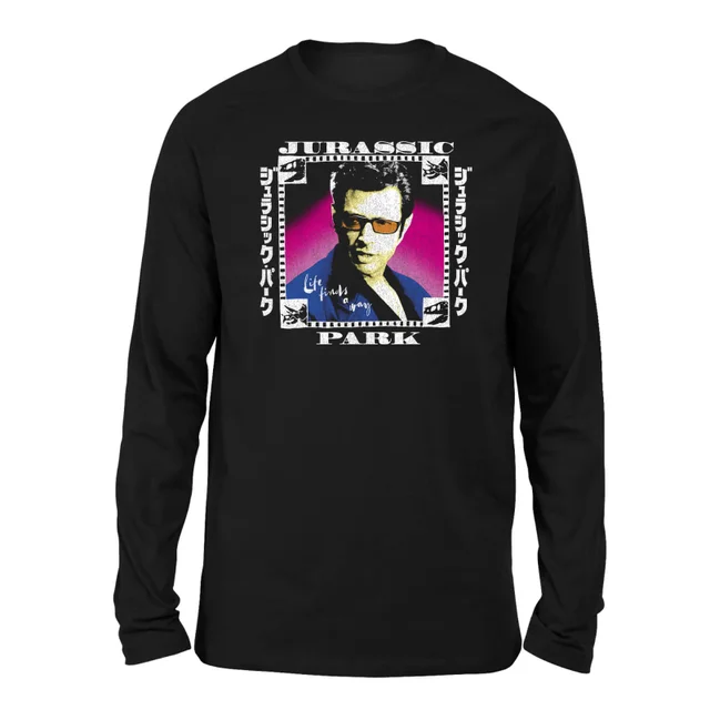 Jurassic Park Jeff Unisex Long Sleeve T-Shirt - Black