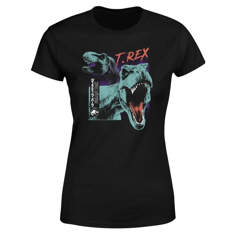 Jurassic Park T-REXES Women's T-Shirt - Black - S Image 1