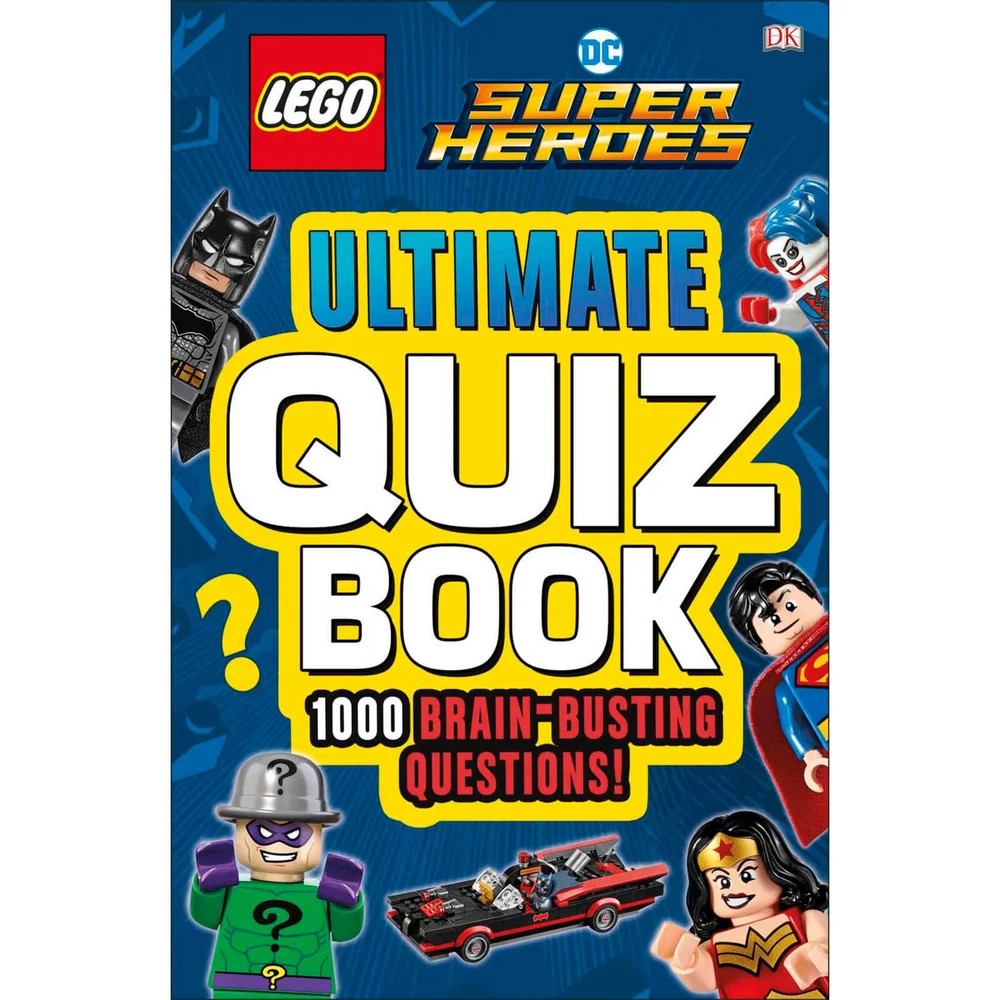 DK Books LEGO DC Comics Super Heroes Ultimate Quiz Book Paperback Image 1