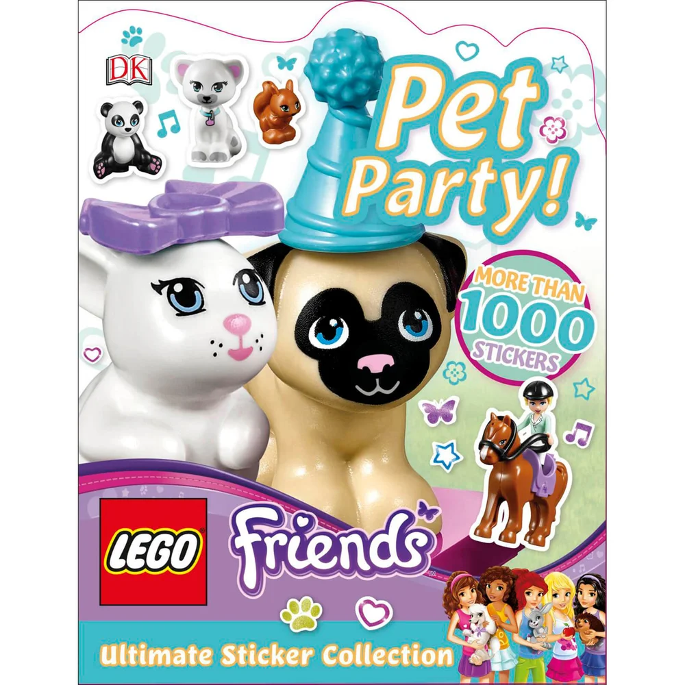 DK Books LEGO Friends Pet Party! Ultimate Sticker Collection Paperback Image 1