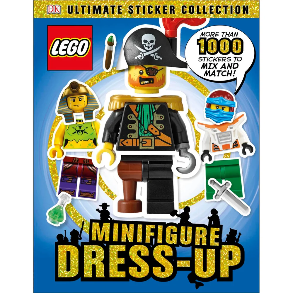 DK Books LEGO Minifigure Dress-Up Ultimate Sticker Collection Paperback Image 1