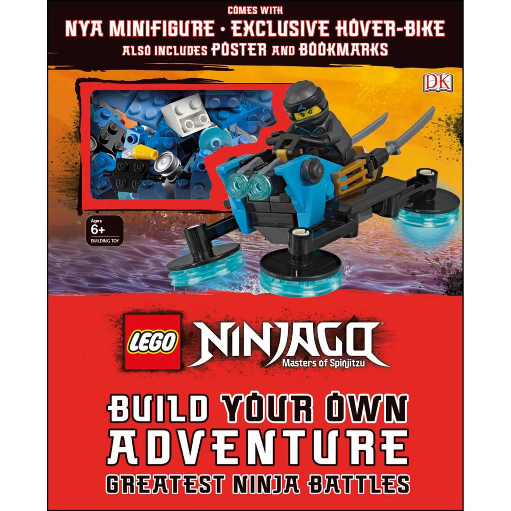 DK Books LEGO NINJAGO Build Your Own Adventure Greatest Ninja Battles Hardback Image 1