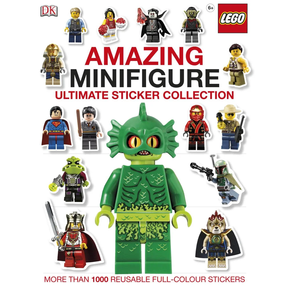 DK Books LEGO Amazing Minifigure Ultimate Sticker Collection Paperback Image 1