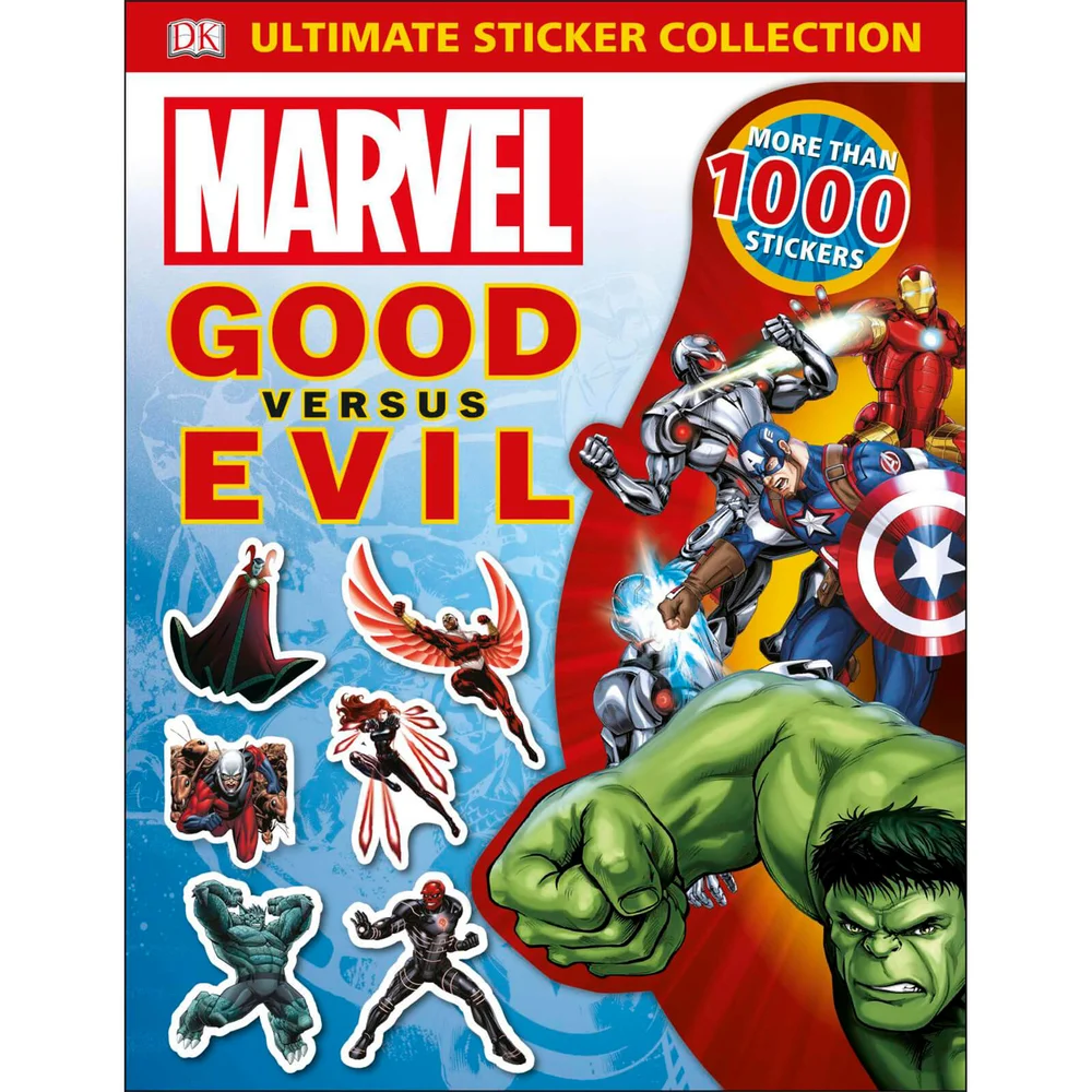 DK Books Marvel Good vs Evil Ultimate Sticker Collection Paperback Image 1