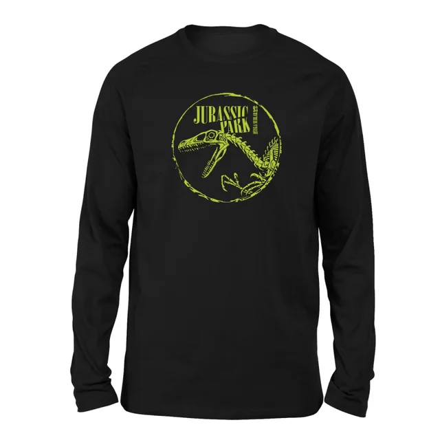 Jurassic Park Skell Unisex Long Sleeved T-Shirt - Black