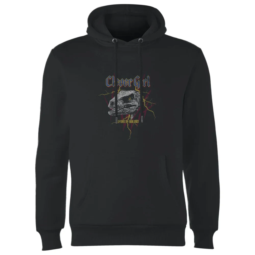 Jurassic Park Clever Girl Raptors On Tour Hoodie - Black - L Image 1