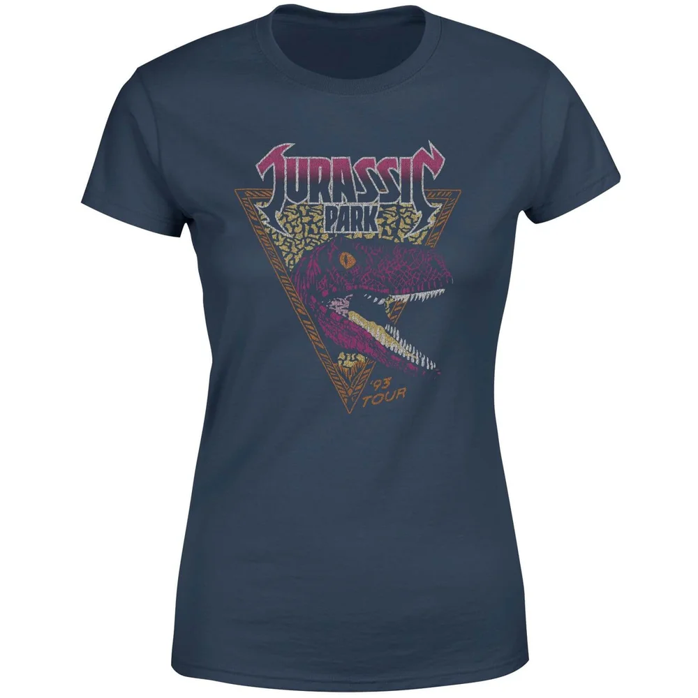 Jurassic Park Raptor Women's T-Shirt - Navy - S Image 1