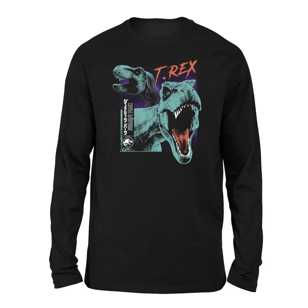Jurassic Park T-REXES Unisex Long Sleeved T-Shirt - Black - S Image 1