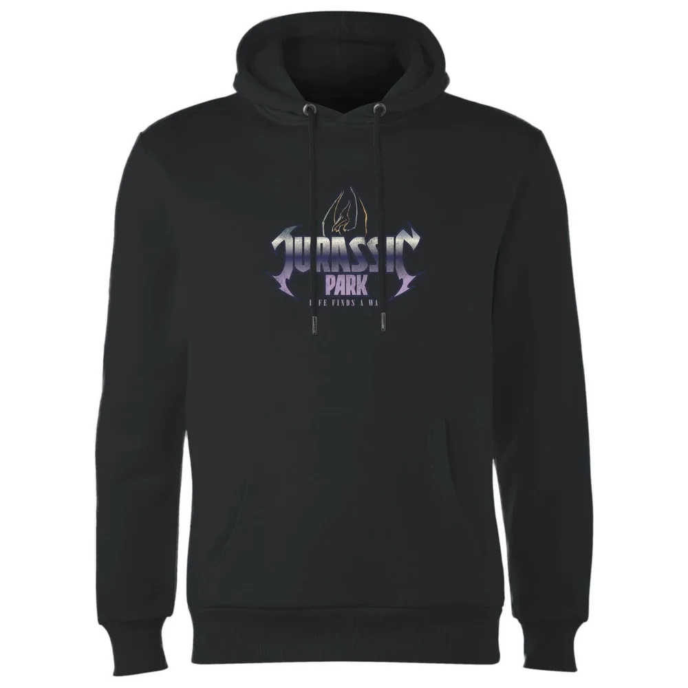 Jurassic Park Life Finds A Way Hoodie - Black - S Image 1
