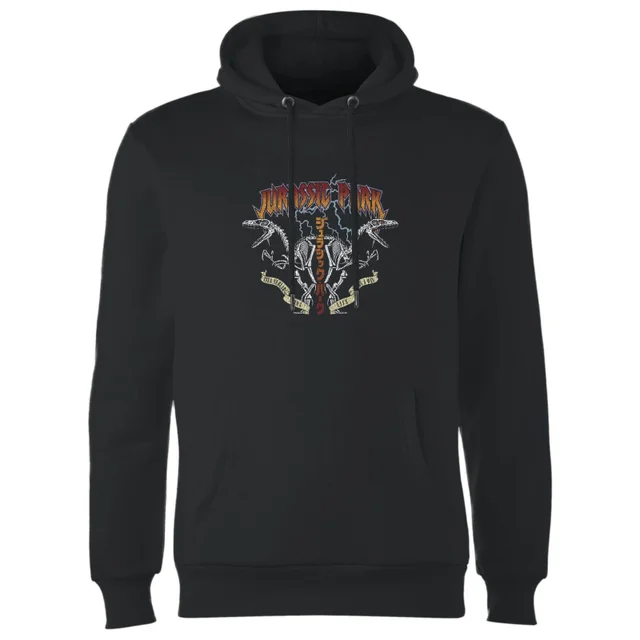 Jurassic Park Raptor Twinz Hoodie - Black