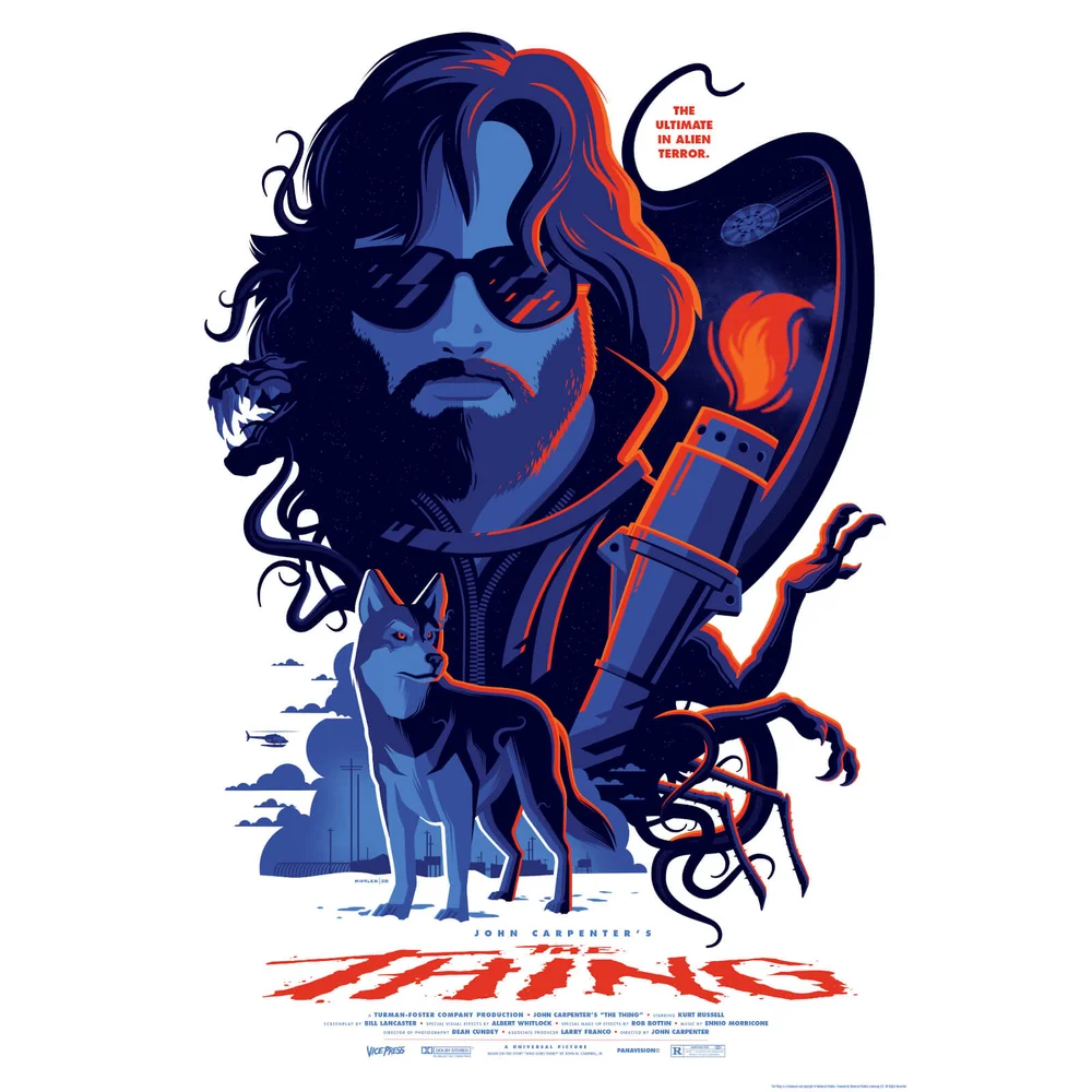 The Thing Screenprint by Tom Whalen Image 1