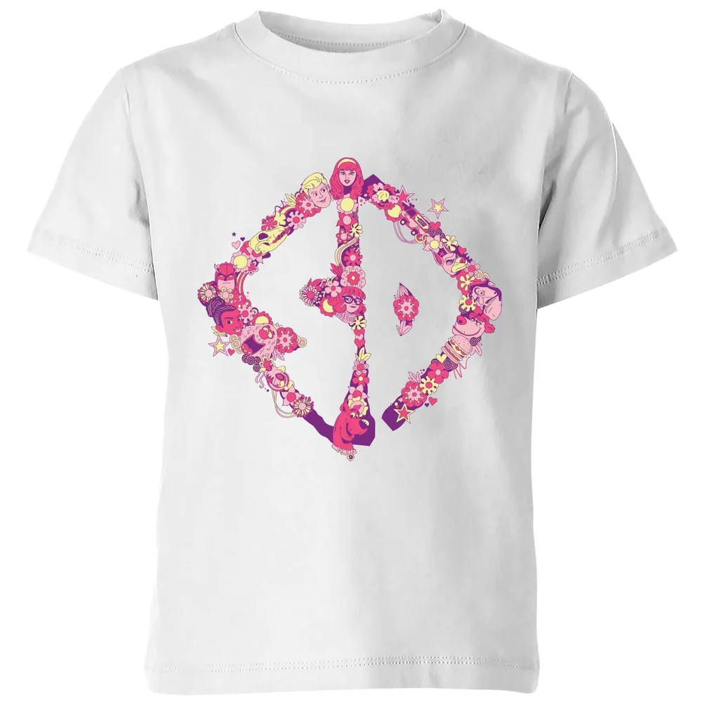 Scooby-Doo Floral Kids' T-Shirt - White - 3-4 Years Image 1
