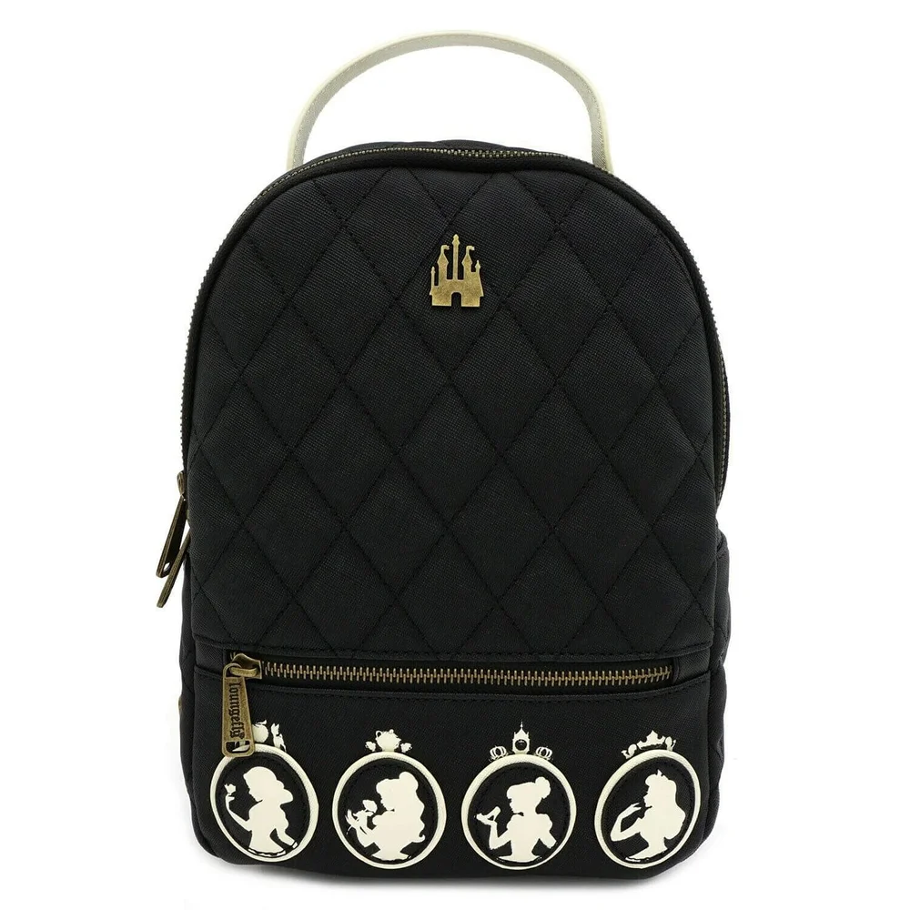 Loungefly Disney Princess Faux Leather Quilted Mini Backpack Image 1