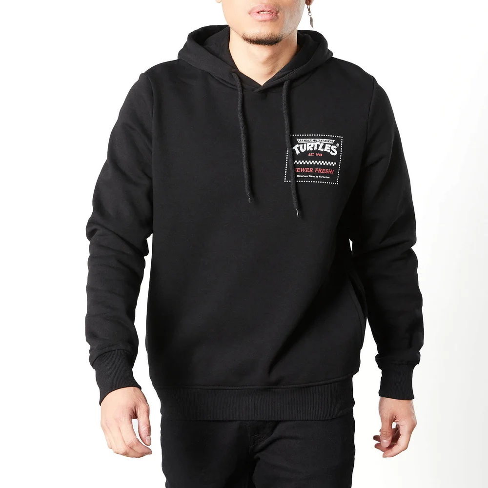 Teenage Mutant Ninja Turtles Sewer Fresh Hoodie - Black - S Image 1