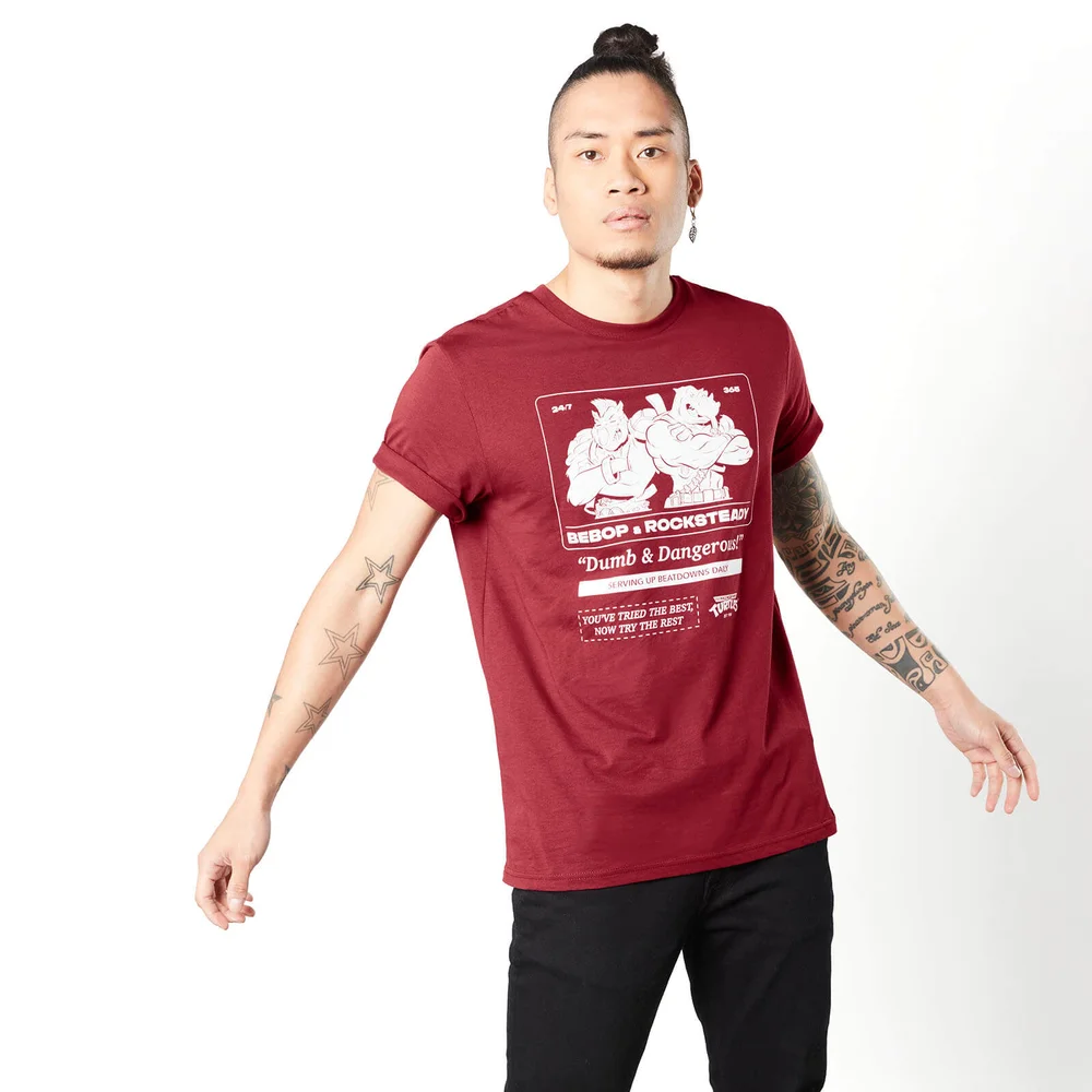 Teenage Mutant Ninja Turtles Bebop And Rocksteady Unisex T-Shirt - Burgundy - S Image 1